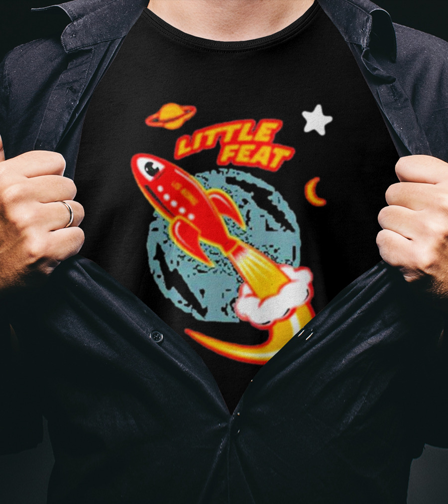 Little Feat Rocketship Planetary Adventure T-Shirt