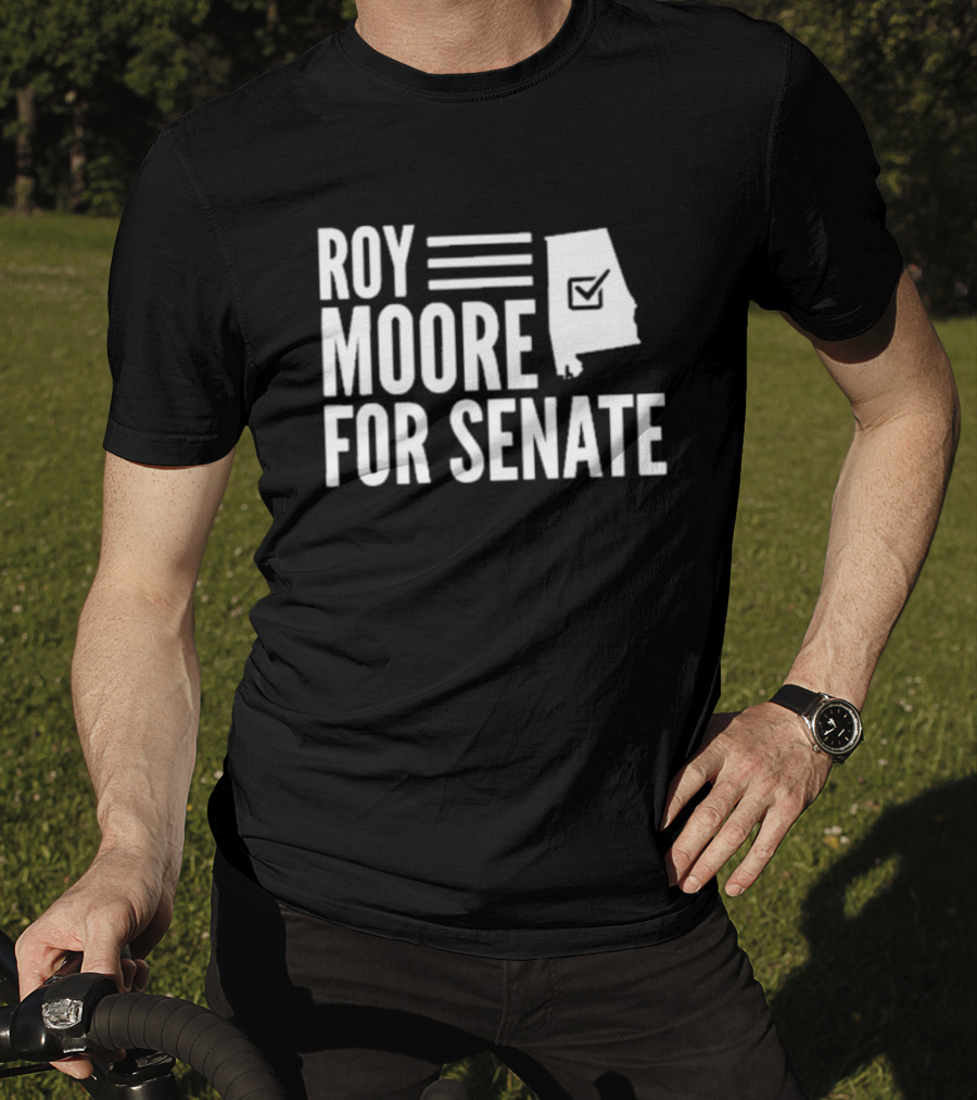 Roy Moore For Senate Alabama Checkmark Icon Campaign T-Shirt