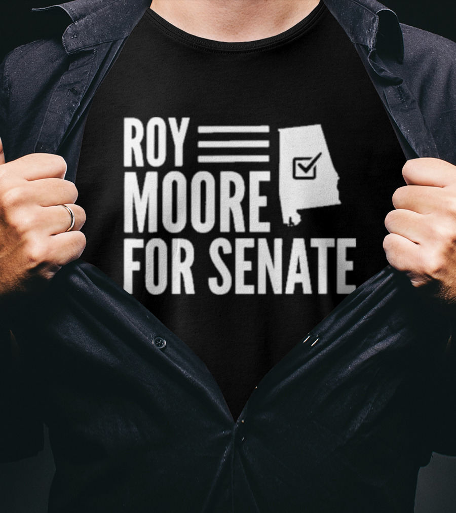 Roy Moore For Senate Alabama Checkmark Icon Campaign T-Shirt