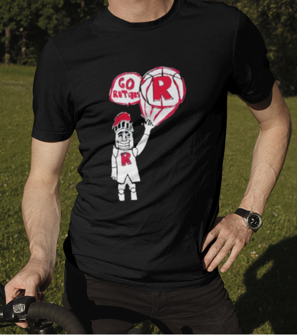 Rutgers Mbb The Blackout Go Rutgers Basketball Knight T-Shirt