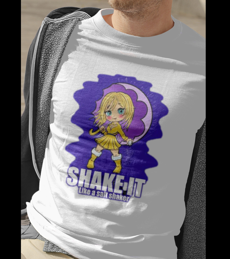 SHAKE IT Like A Salt Shaker Anime Girl T-Shirt
