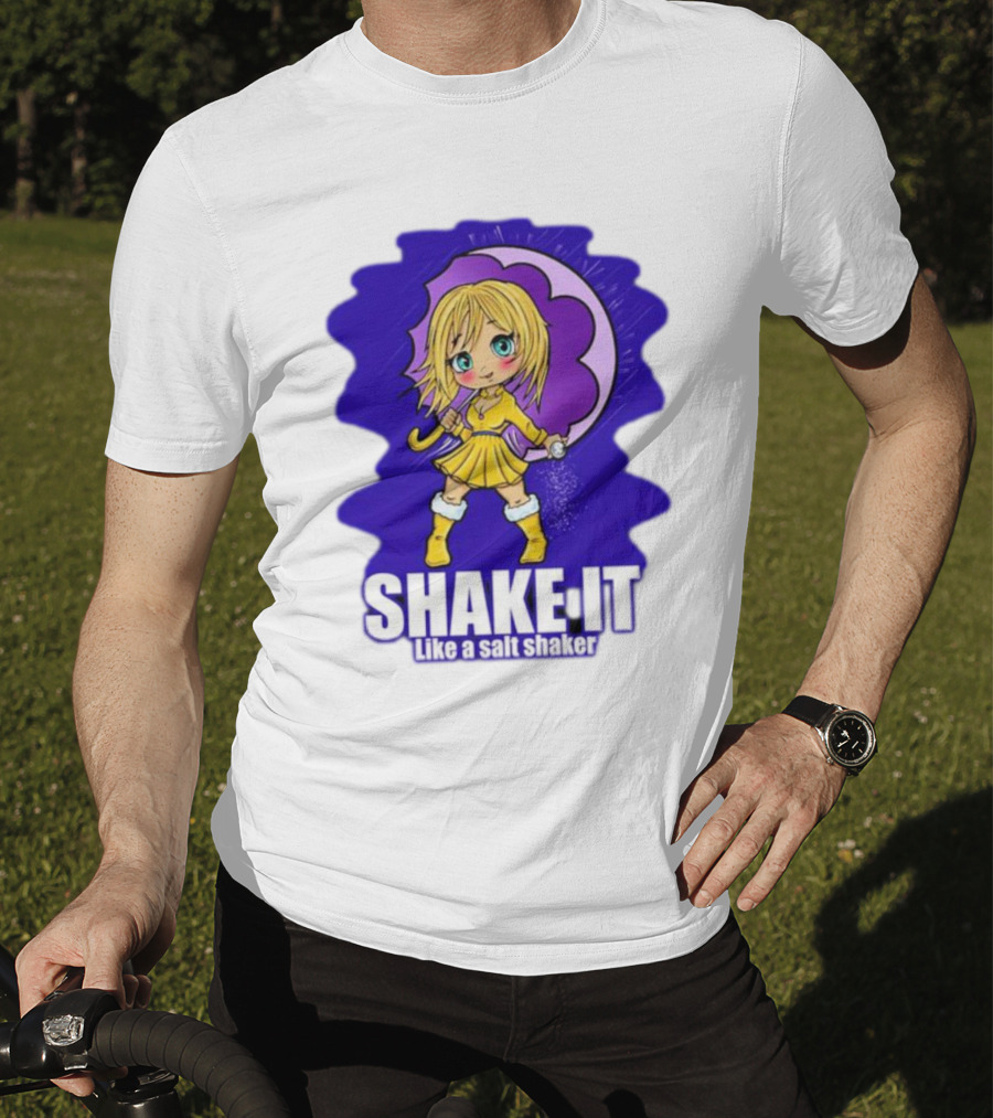 SHAKE IT Like A Salt Shaker Anime Girl T-Shirt