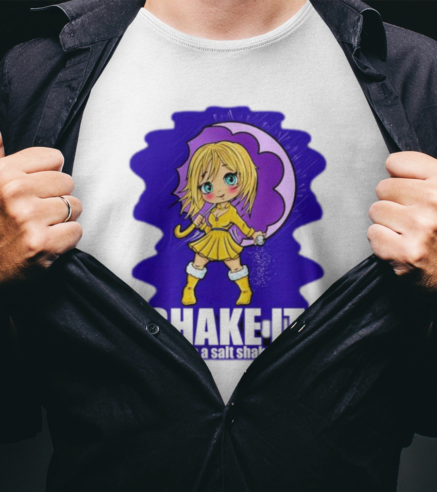 SHAKE IT Like A Salt Shaker Anime Girl T-Shirt