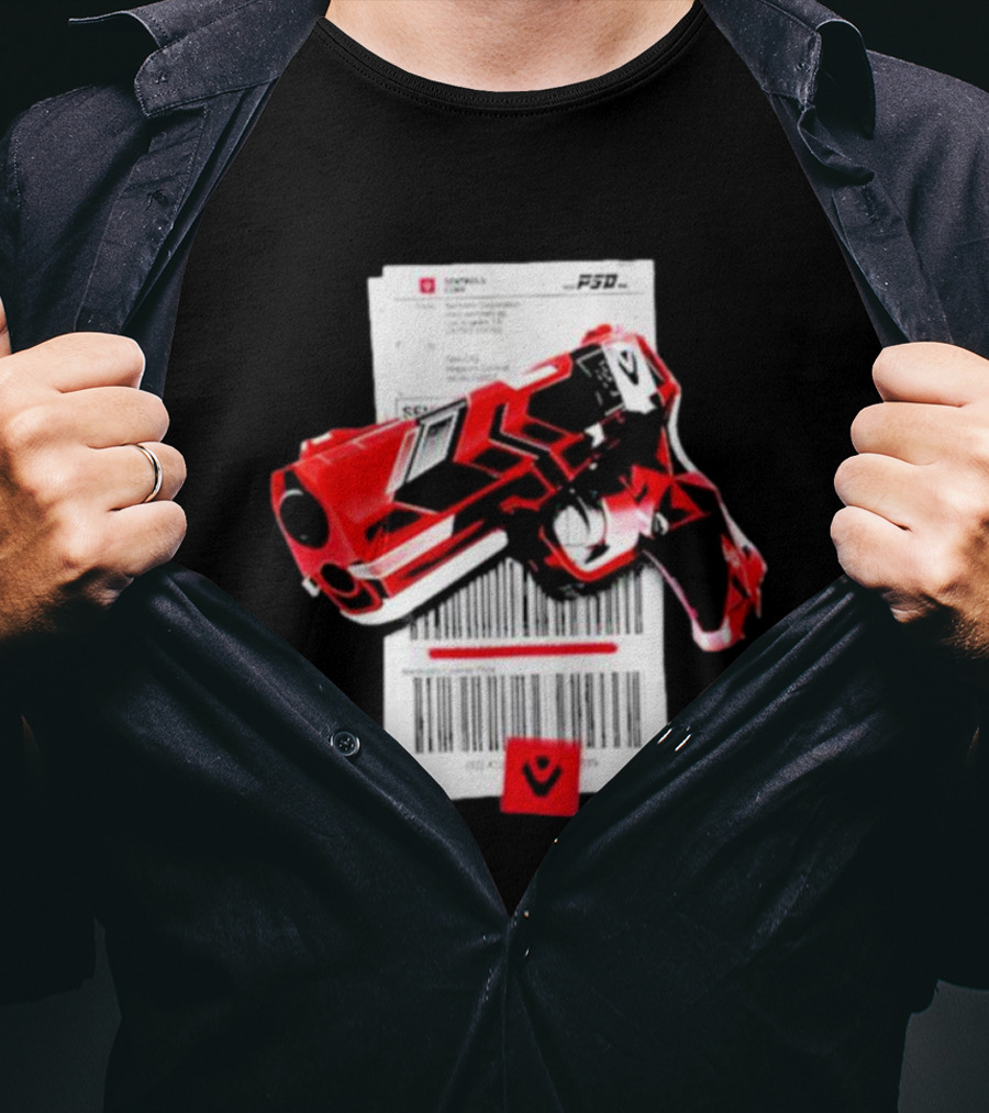 Sentinels Pistol Barcode PSD Capsule T-Shirt