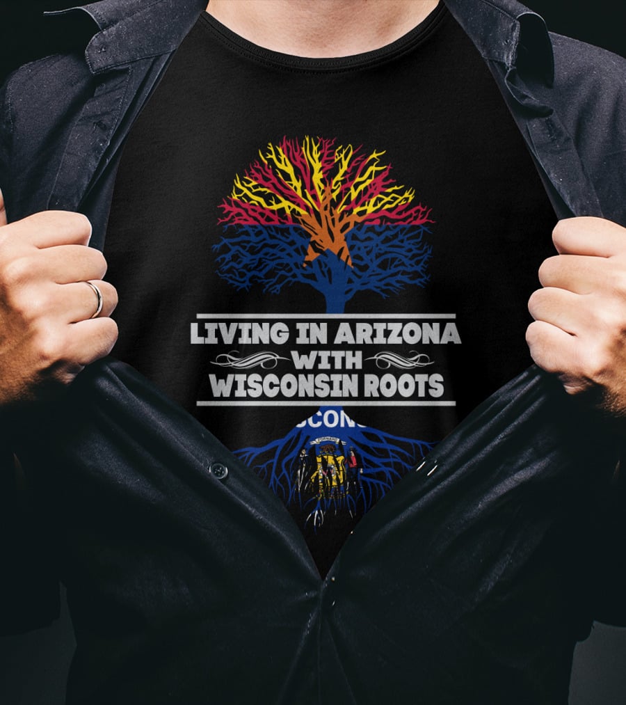 Arizona Lifestyle Embracing Wisconsin Heritage With Tree T-Shirt