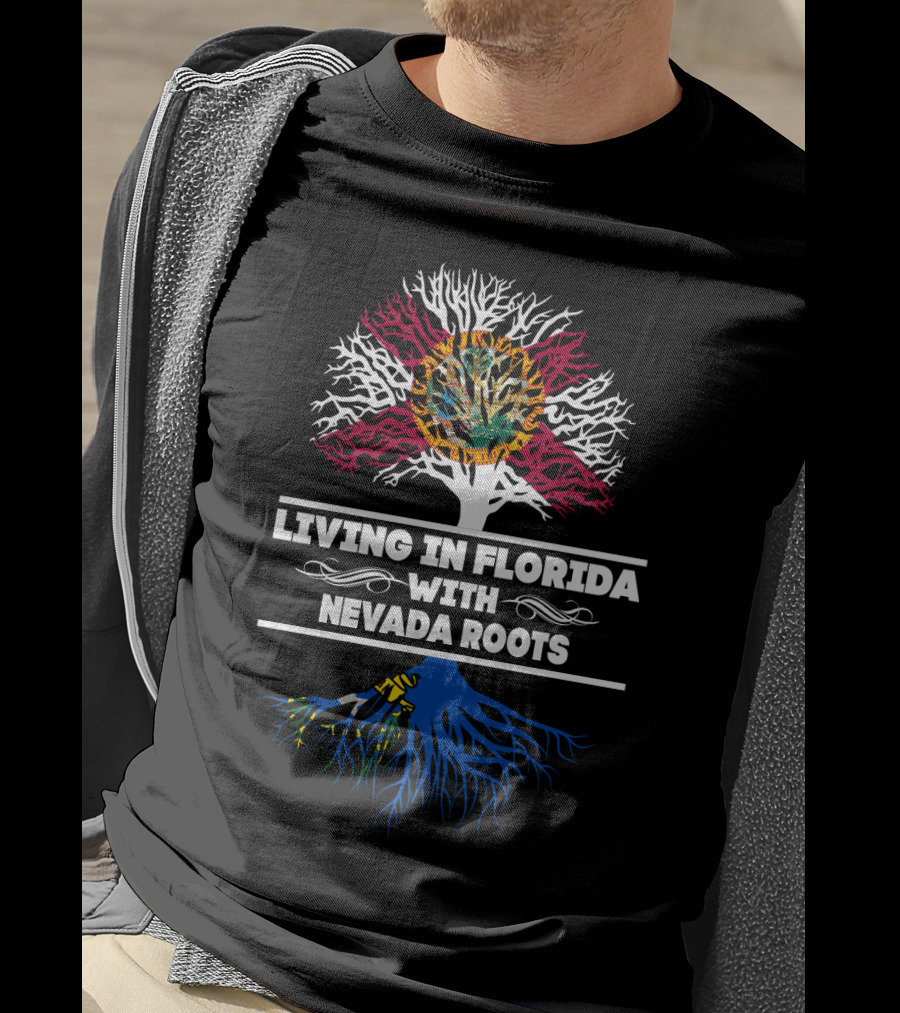 Florida Residency Nevada Heritage Tree T-Shirt