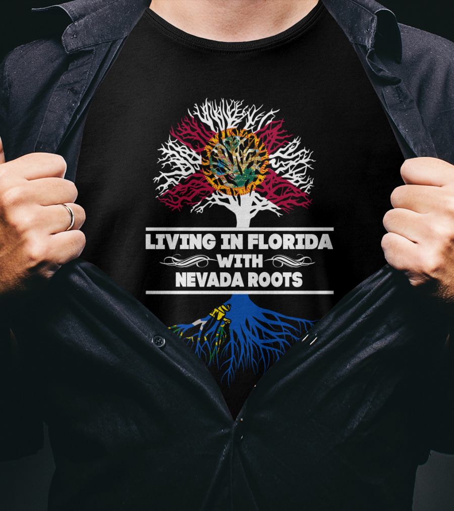 Florida Residency Nevada Heritage Tree T-Shirt