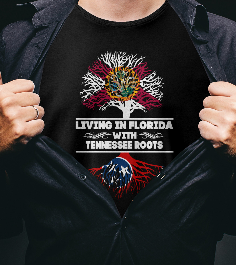 Florida Life Tennessee Heritage: Blending The Sunshine State With Volunteer State Legacy T-Shirt