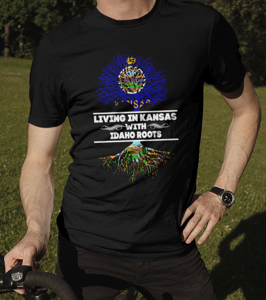 Kansas Lifestyle Embracing Idaho Heritage Roots T-Shirt