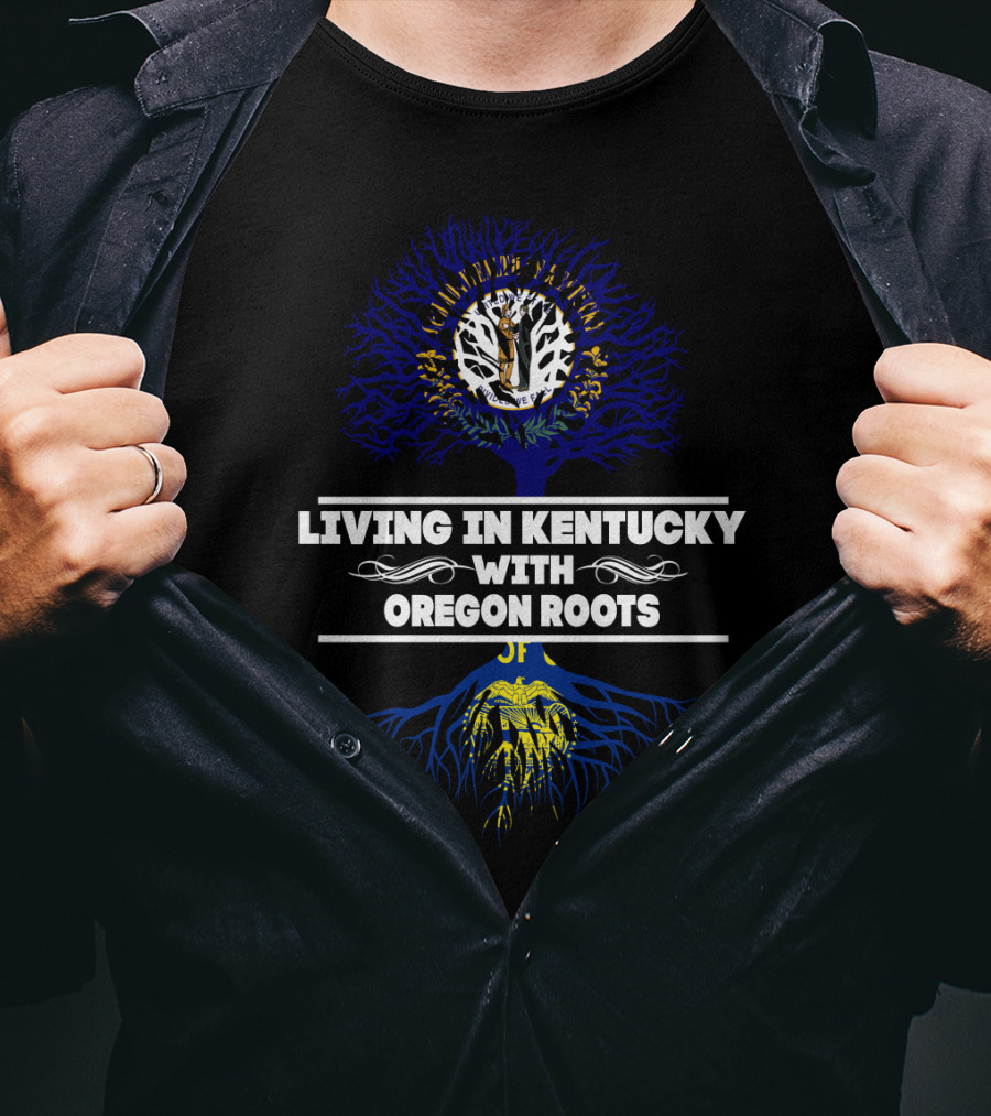 Connections Between Kentucky Living And Oregon Heritage Highlighted Through Environmental Symbolism T-Shirt