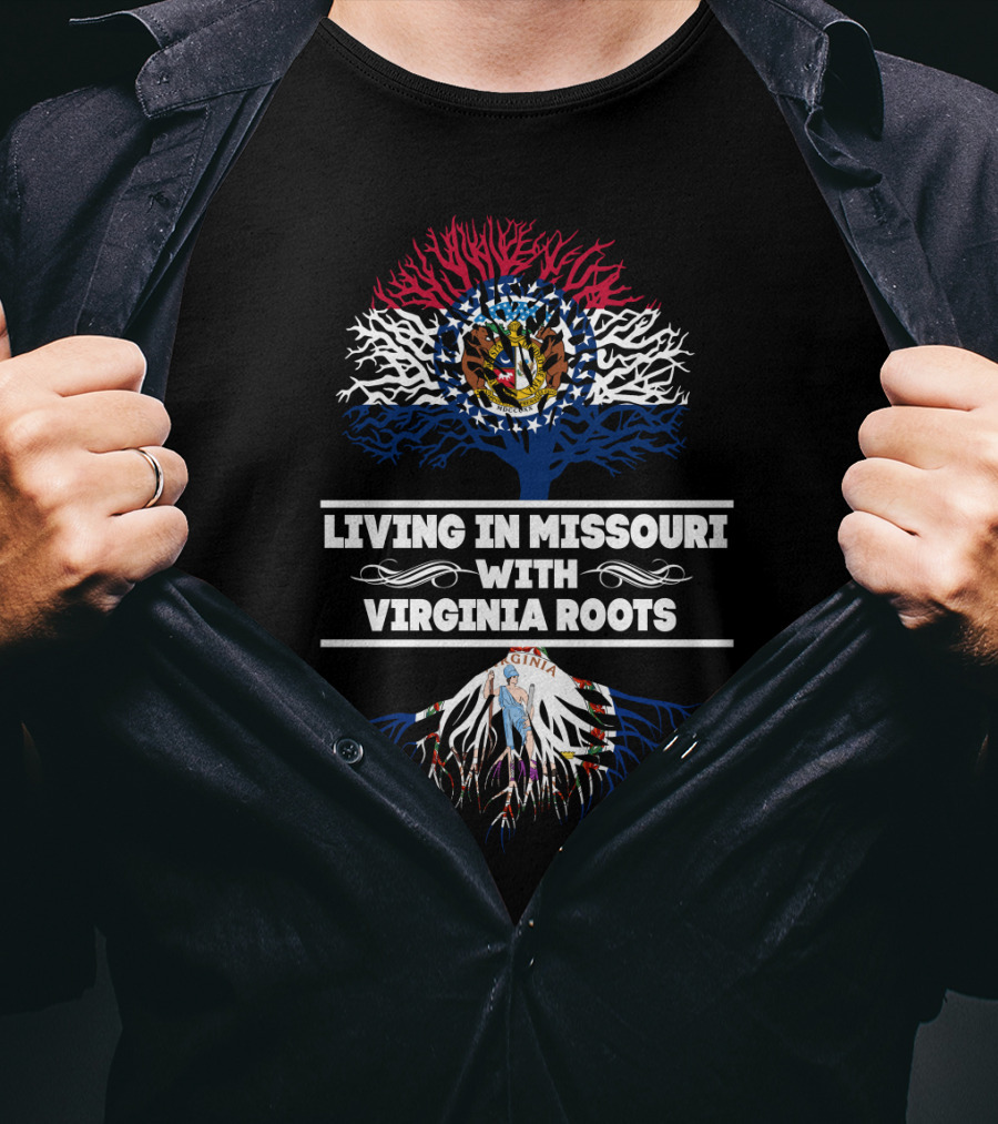 Missouri State Pride Intertwined With Deep Virginian Heritage T-Shirt