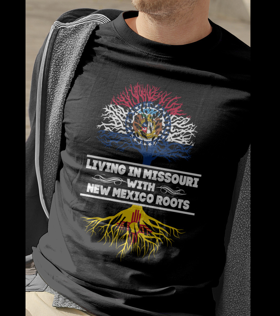 Missouri Living New Mexico Heritage Flag Tree T-Shirt