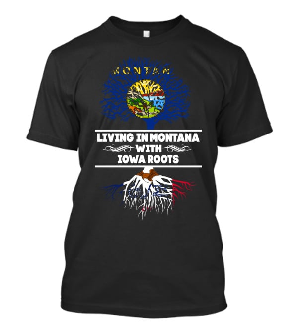 Montana Lifestyle With Deep Iowa Heritage: Tree Emblem T-Shirt