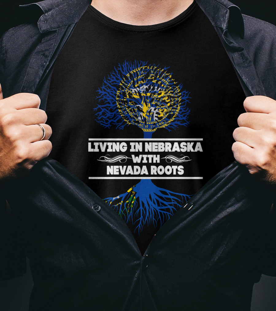 Celebrating Nebraska Life Embracing Deep Nevada Roots With State Seal T-Shirt