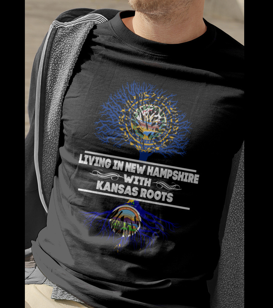 New Hampshire Living Kansas Roots Tree T-Shirt
