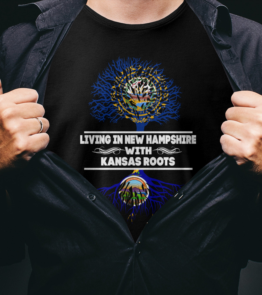 New Hampshire Living Kansas Roots Tree T-Shirt