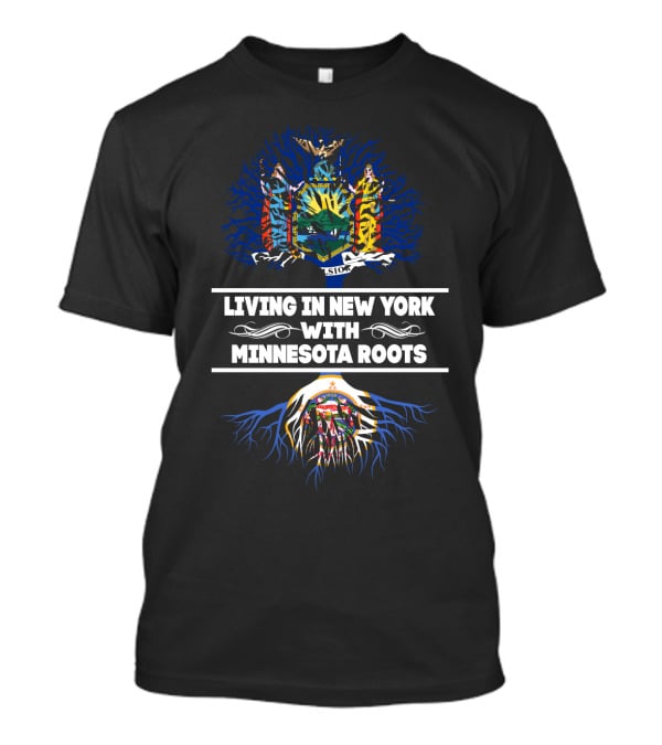 New York Pride Embracing Deep Minnesota Roots With State Seal T-Shirt