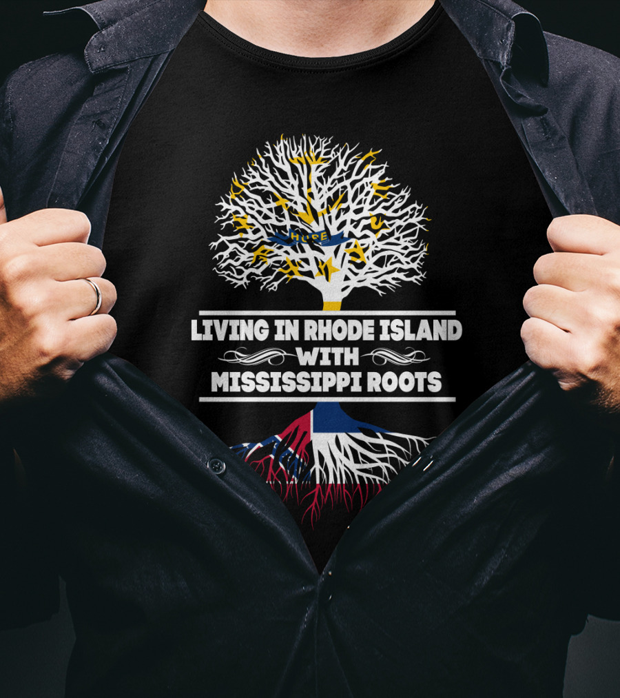 Rhode Island Life Mississippi Heritage Tree T-Shirt