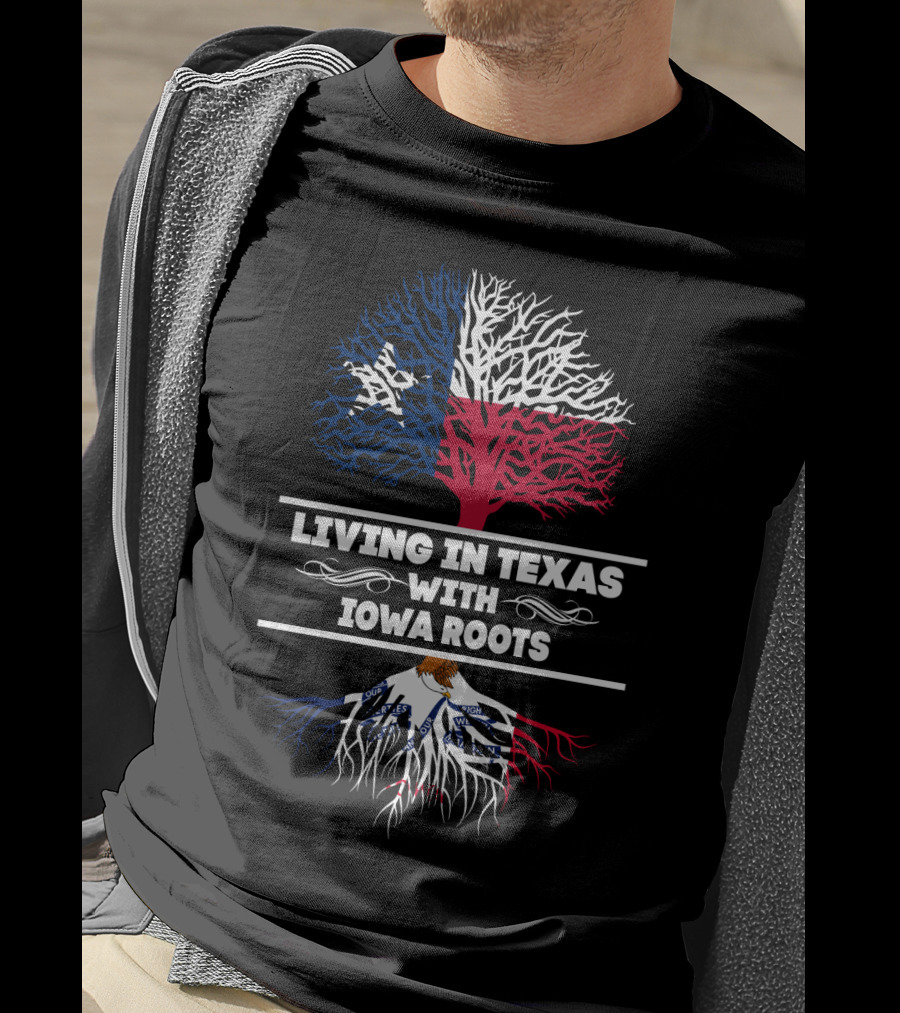 Texas And Iowa Pride: Deep-Rooted Connection With Lone Star And Hawkeye T-Shirt