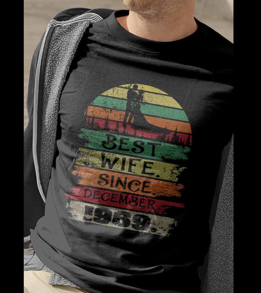 Best Wife Since December 1969 Retro T-Shirt