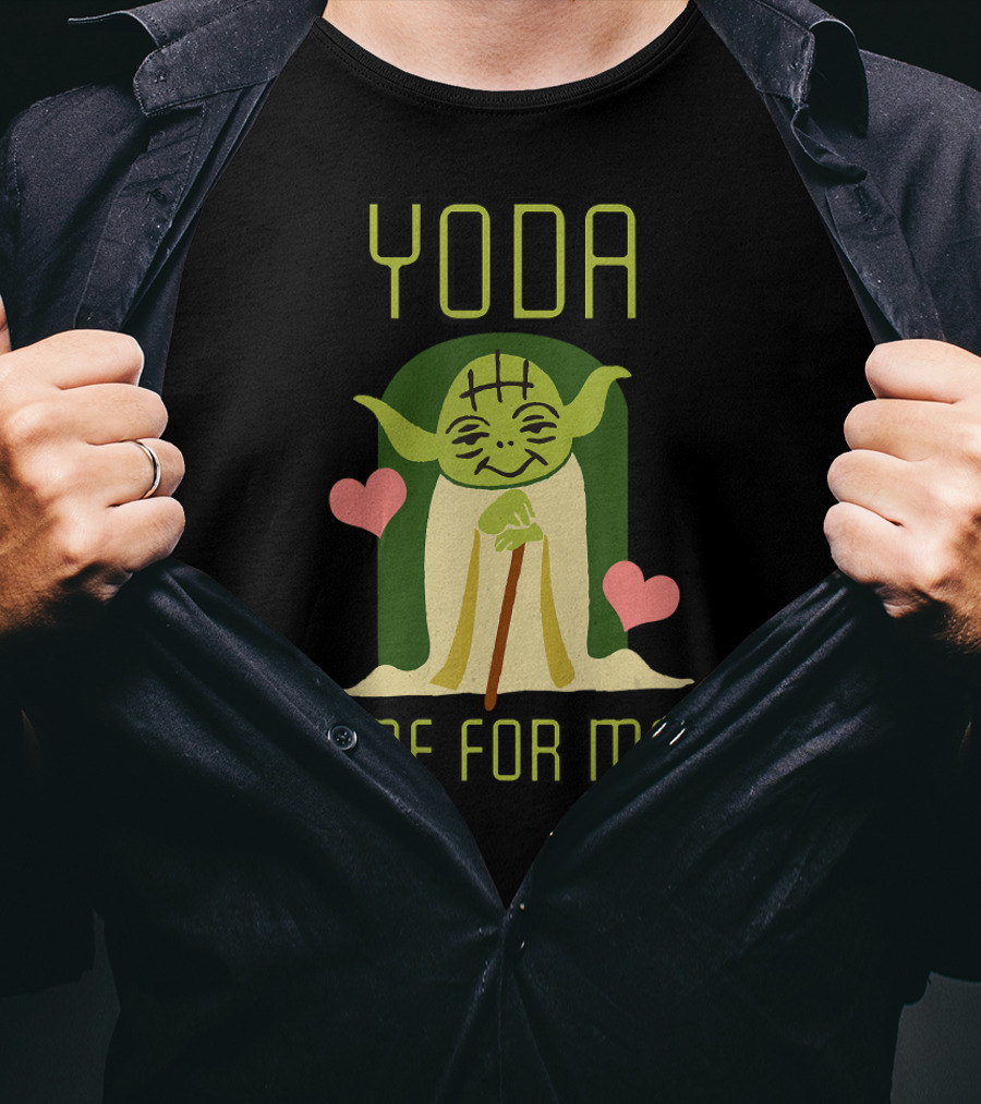 Star Wars The Mandalorian Yoda One For Me Hearts T-Shirt