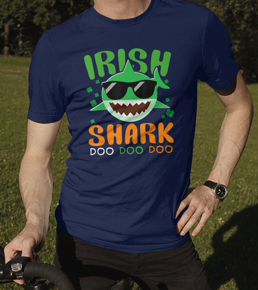 Irish Shark Doo Doo Doo St Patricks Day T-Shirt