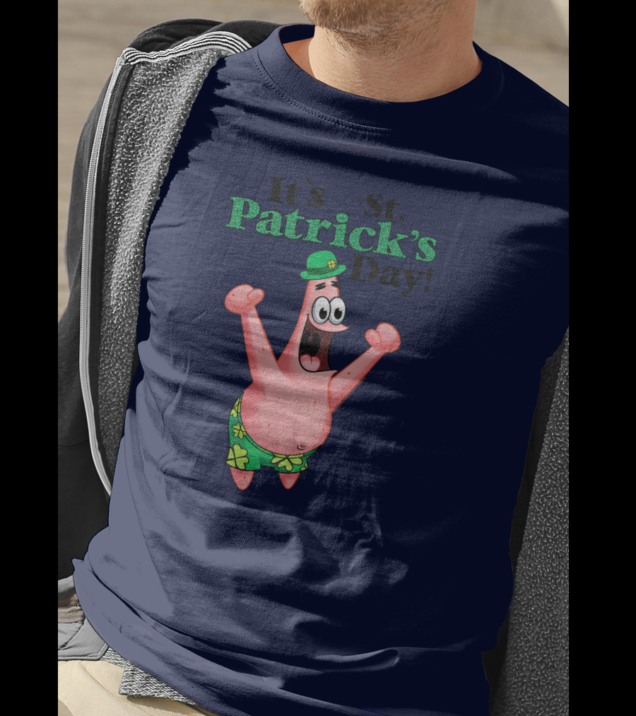 It's St. Patrick's Day Funny Patrick Character T-Shirt