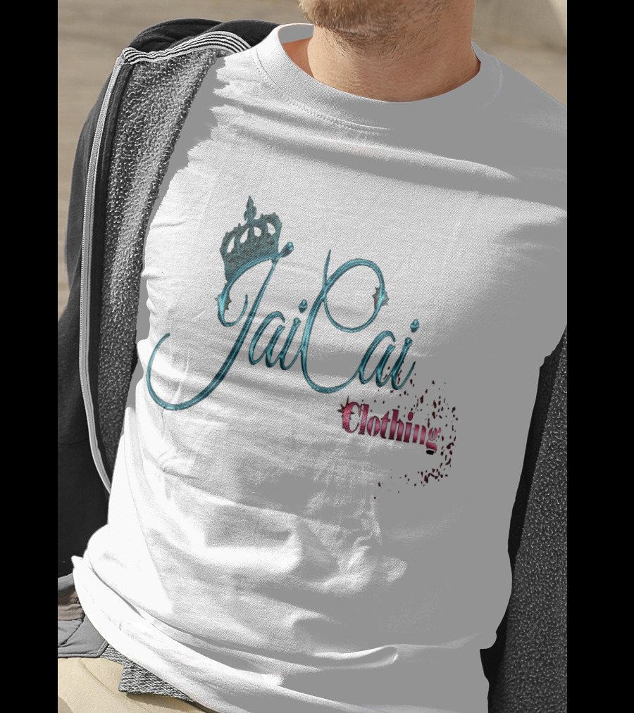 JaiCai Clothing Limited Crown Logo Script T-Shirt