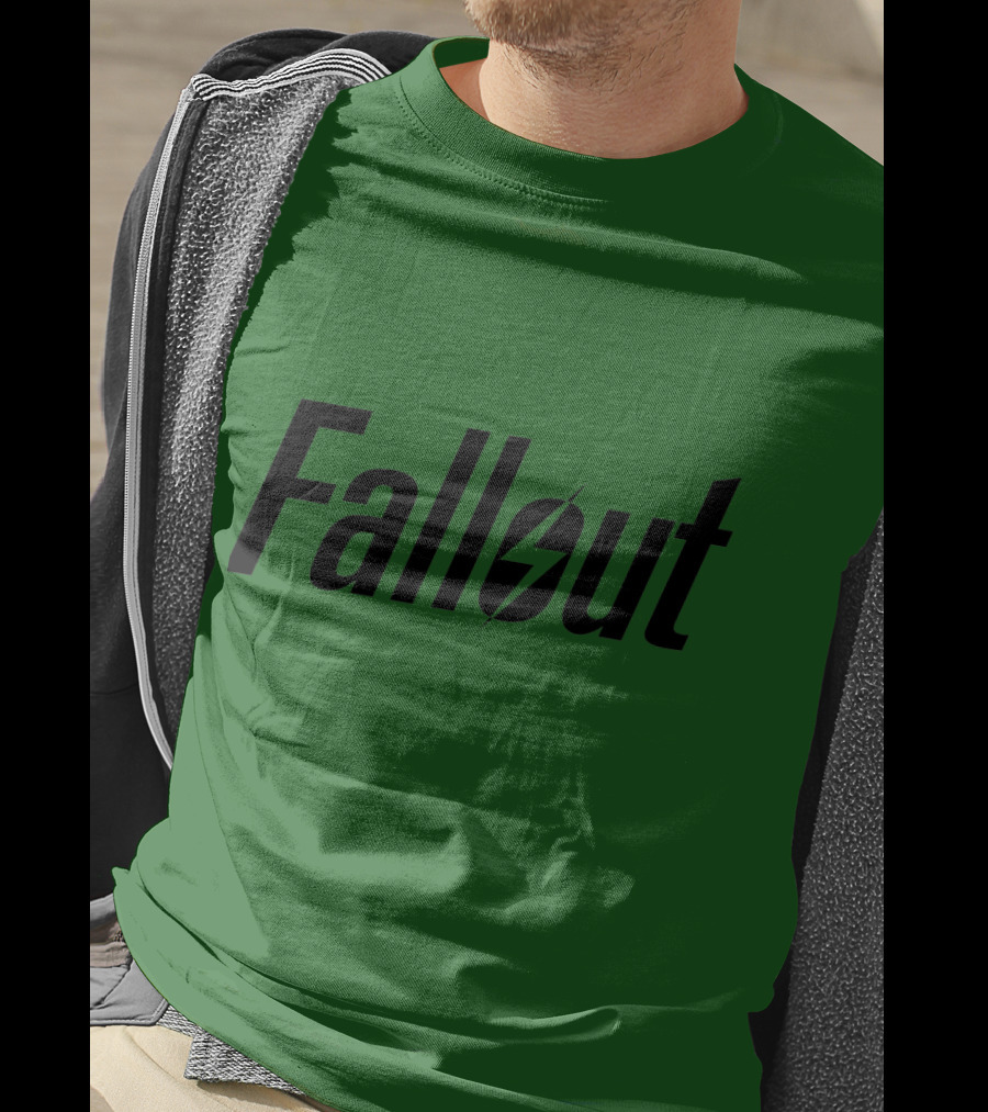 Fallout Logo Green Background T-Shirt