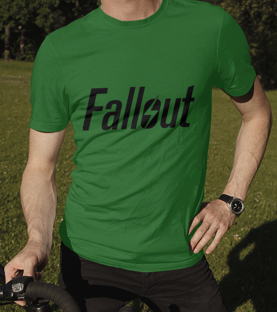 Fallout Logo Green Background T-Shirt