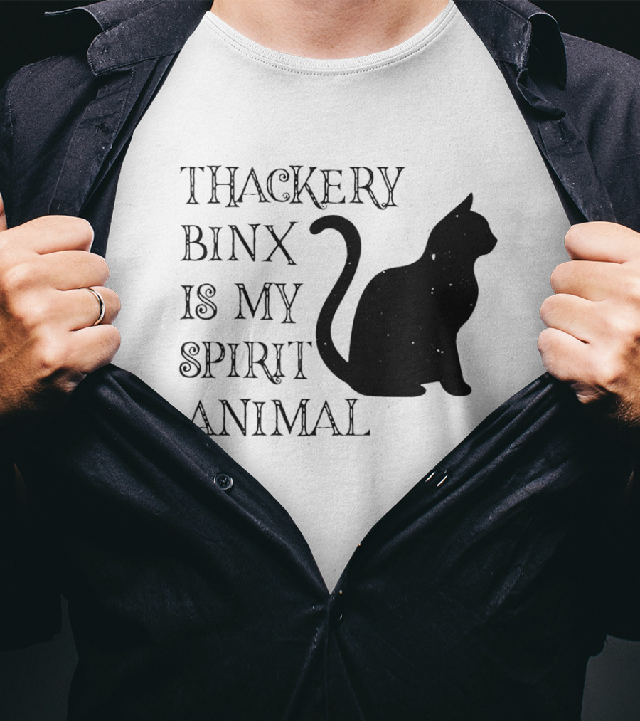 Thackery Binx Is My Spirit Animal Cat T-Shirt