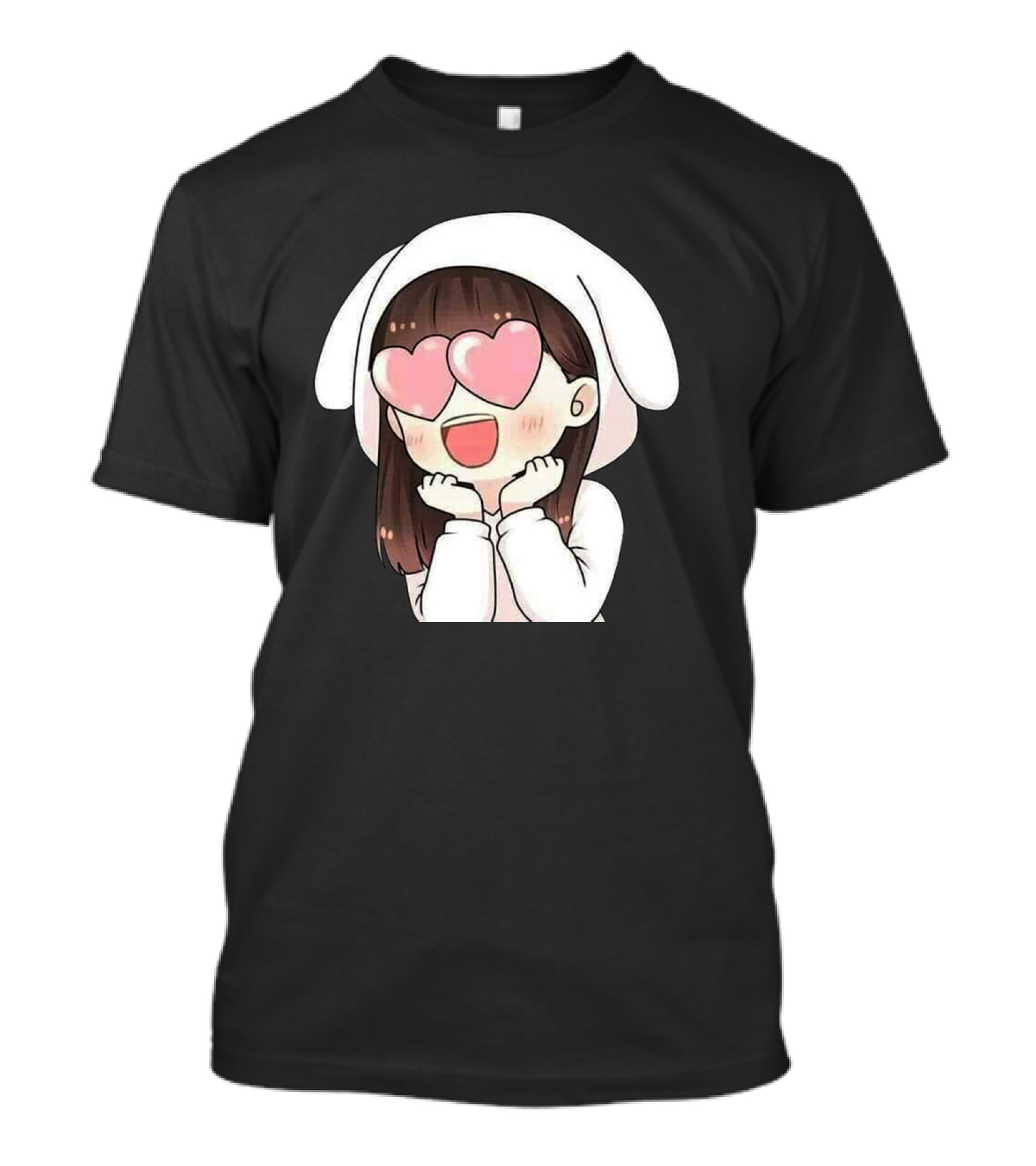 Chibi Totoro My Neighbor Totoro Slim Fit Mens Printed Sale Heart Eyes T-Shirt