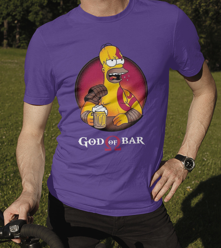 God Of Bar Homer Kratos Mashup T-Shirt