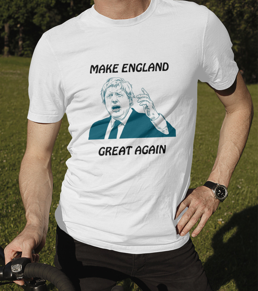 Boris Johnson Make England Great Again Political Commentary Caricature T-Shirt