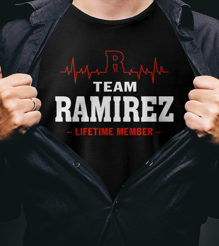 Team Ramirez Lifetime Member Heartbeat T-Shirt