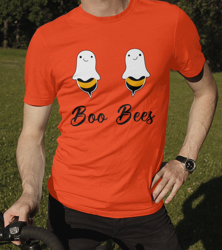 Boo Bees Funny Ghost Bee Pun Halloween T-Shirt