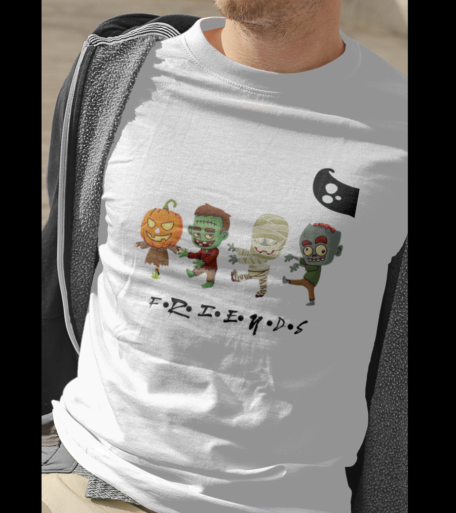FRIENDS Horror Characters Abbey Road T-Shirt