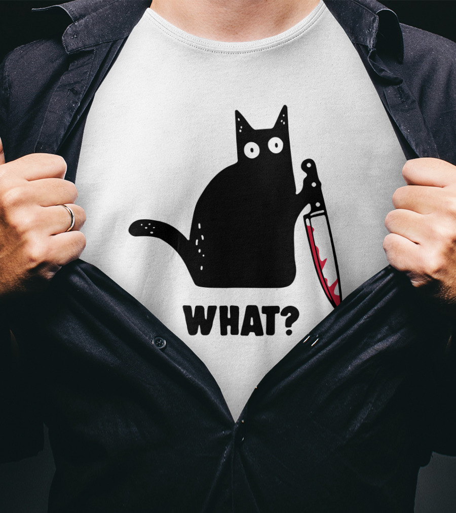 What Cat Knife T-Shirt