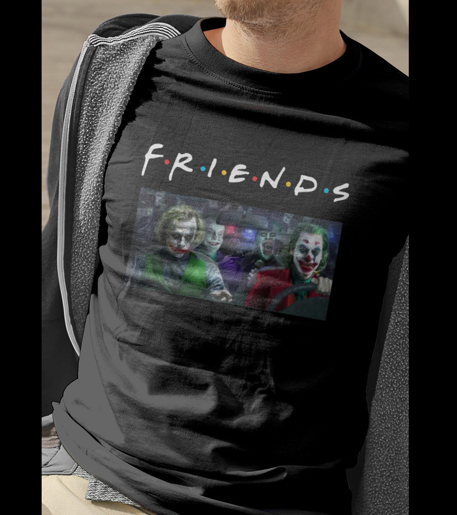 Joker Characters Friends TV Show T-Shirt