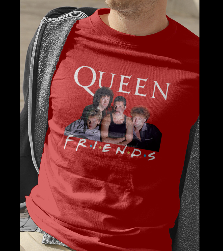 Queen Band Friends TV Show Mashup T-Shirt