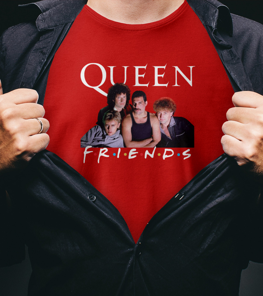 Queen Band Friends TV Show Mashup T-Shirt