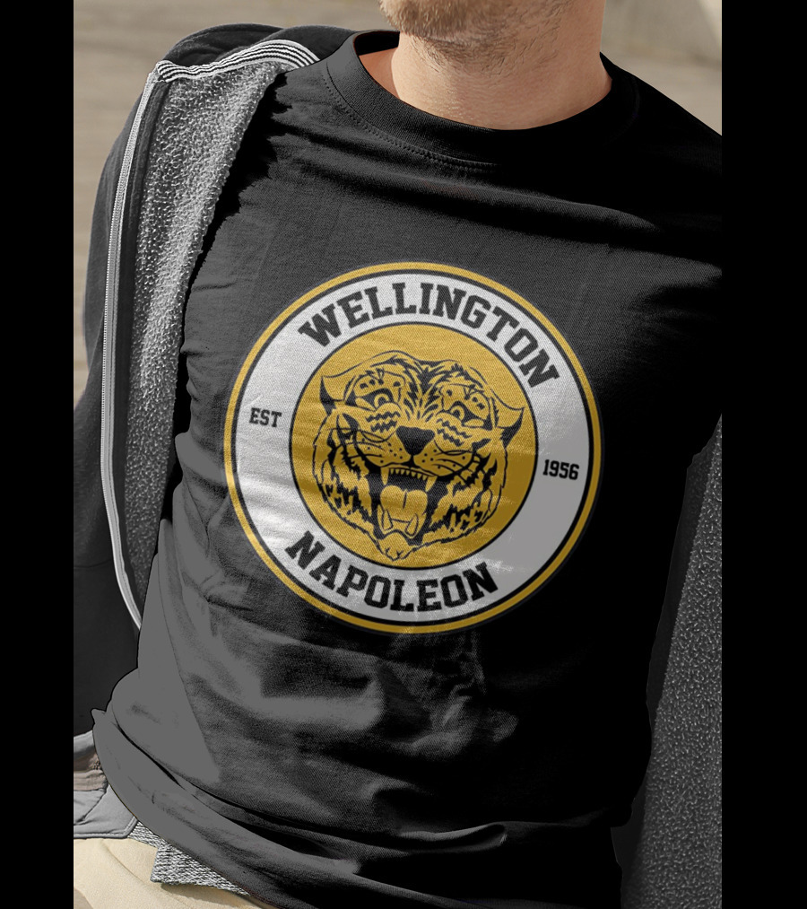Wellington Napoleon Tigers EST 1956 Tiger Emblem T-Shirt
