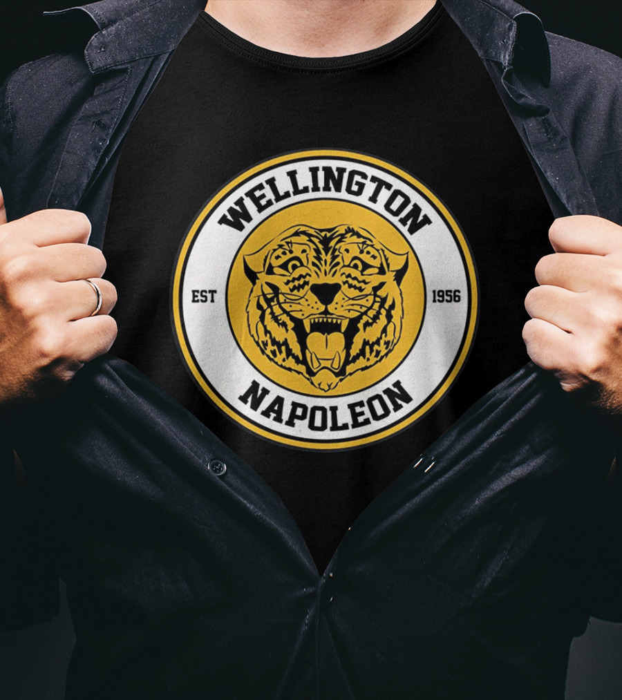 Wellington Napoleon Tigers EST 1956 Tiger Emblem T-Shirt