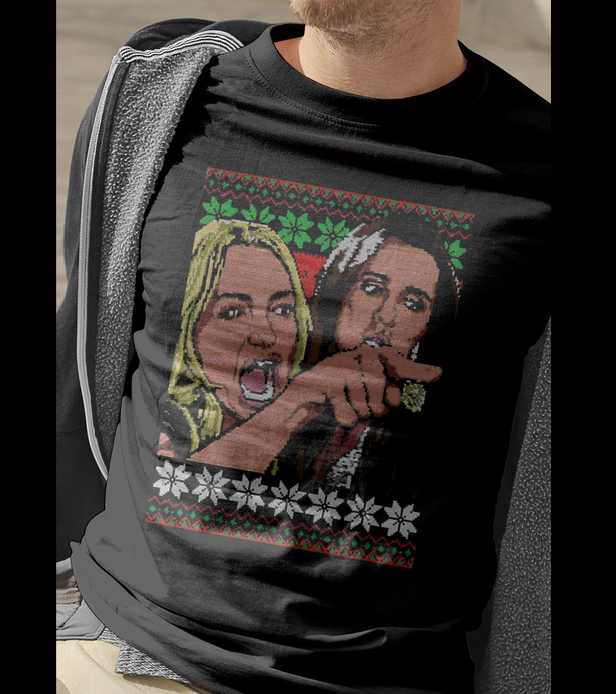 Taylor Armstrong Woman Yelling Meme Ugly Christmas T-Shirt