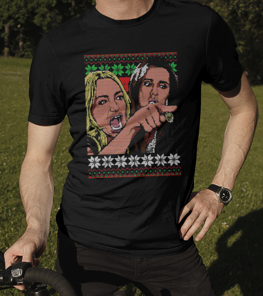 Taylor Armstrong Woman Yelling Meme Ugly Christmas T-Shirt