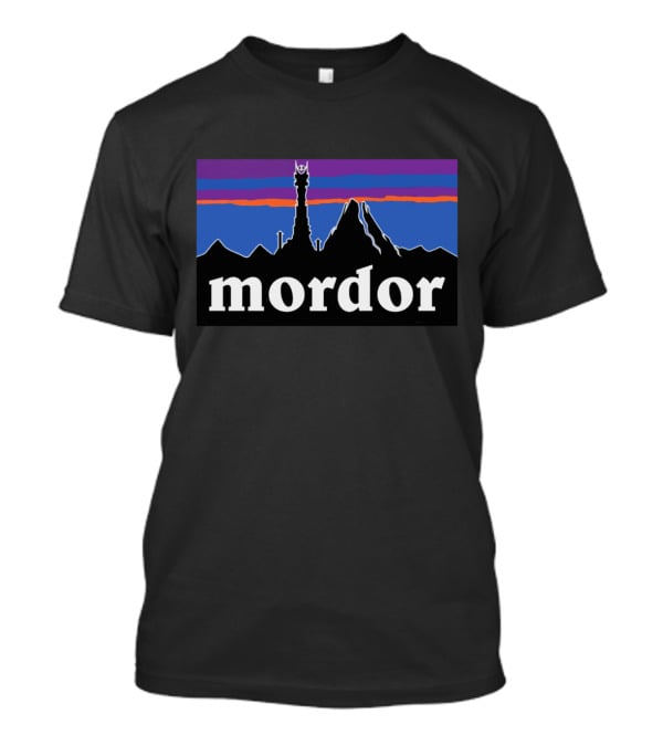 Mordor Eye Of Sauron Sunset Landscape T-Shirt