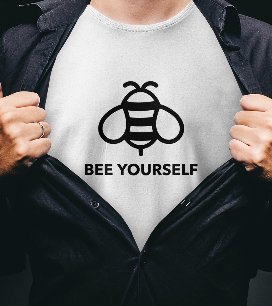 BEE YOURSELF Down Syndrome Awareness Symbol Bee T-Shirt