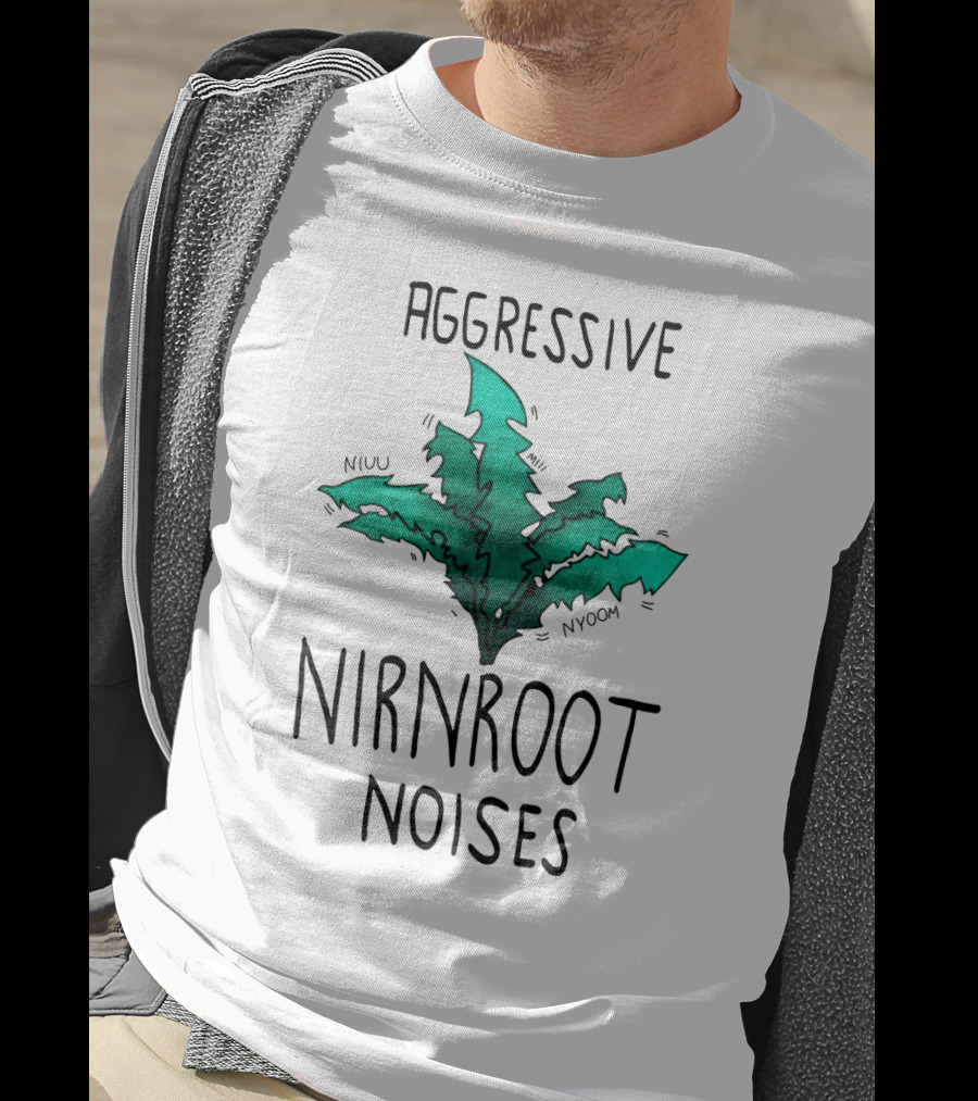 Aggressive Nirnroot Noises Niuu Nyoom Miii T-Shirt