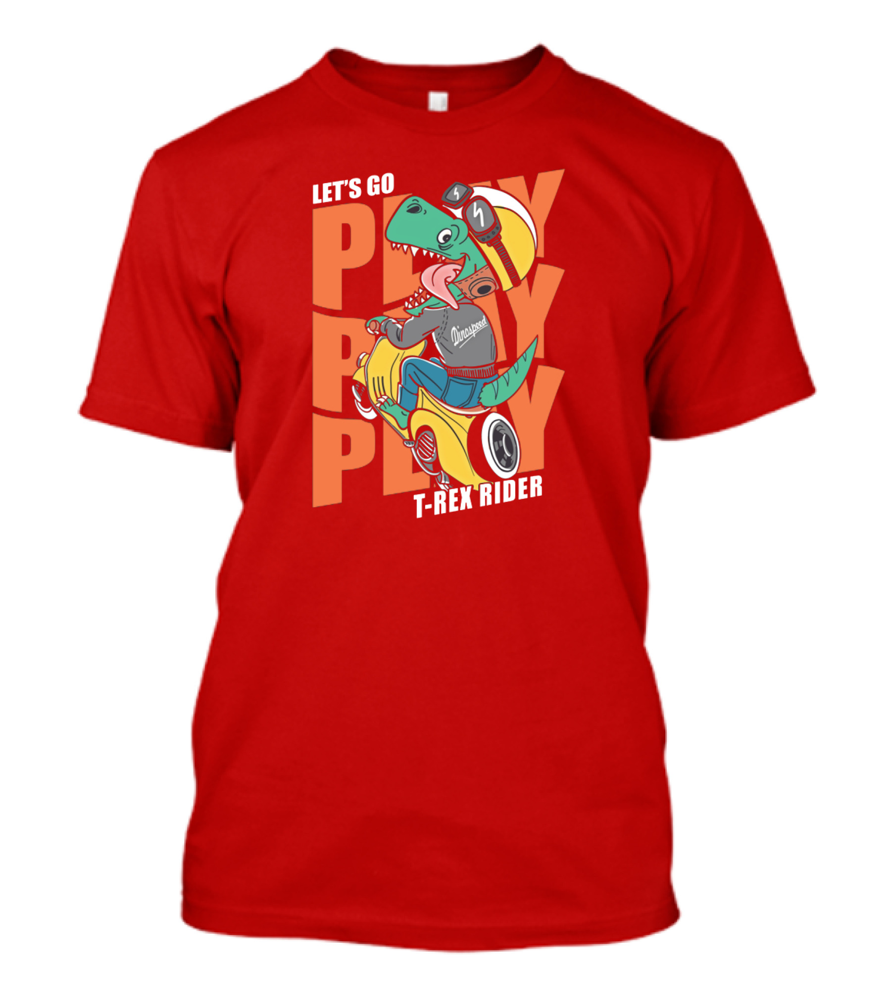Let's Go Play T-Rex Rider T-Shirt