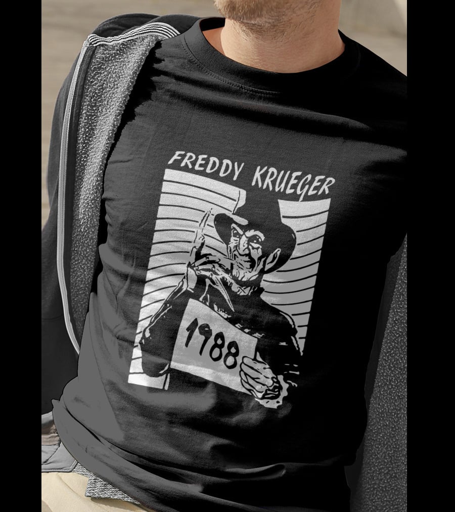 Freddy Krueger 1988 Iconic Horror Figure T-Shirt